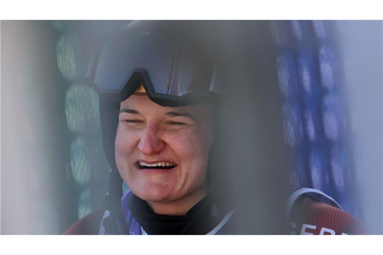 Goldiges Lachen: Anna-Lena Forster.