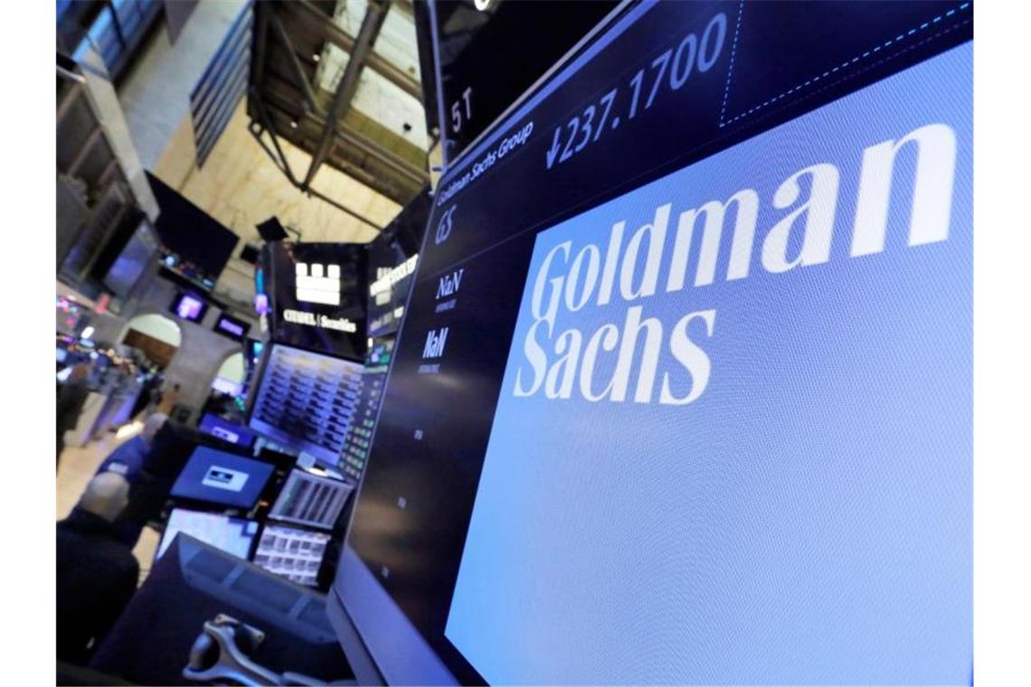 Goldman Sachs gedeiht prächtig nach der Corona-Krise. Foto: Richard Drew/AP/dpa