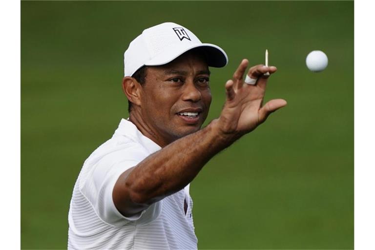 Golf-Star Tiger Woods hatte einen schweren Autounfall. Foto: Matt Slocum/AP/dpa/Archiv