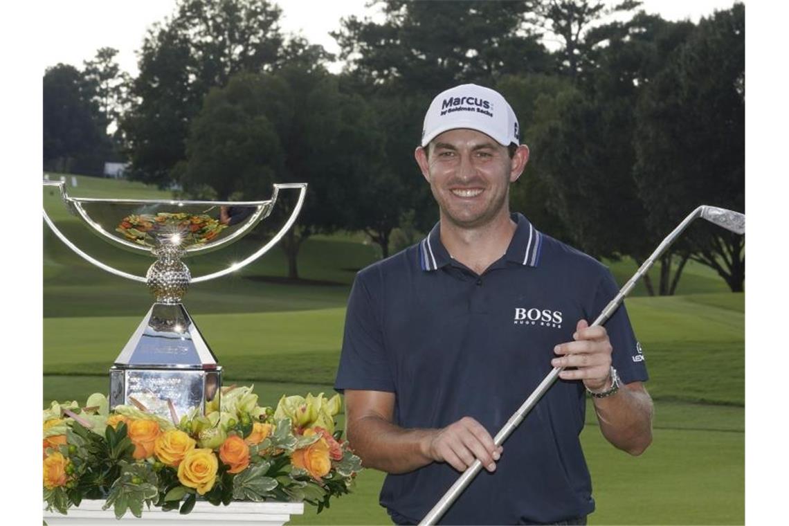 Golfer Patrick Cantlay ist nun 15 Millionen US-Dollar reicher. Foto: Brynn Anderson/AP/dpa