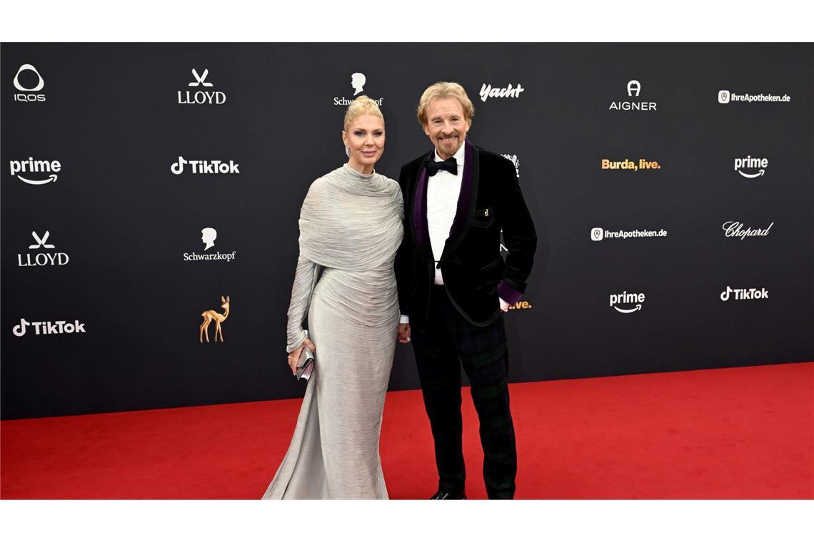 Gottschalk war mit seiner Frau Karina zur Gala gekommen.