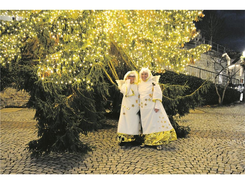 Grüße aus Backnang mit Engeln #greetingsfrombacknang: Engelaktion des Vereins Stadtmarketing Backnang. Foto: Stadt