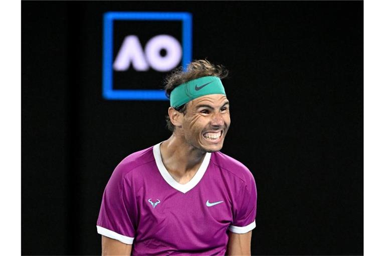 Greift nach seinem 21. Grand-Slam-Titel: Rafael Nadal. Foto: Dave Hunt/AAP/dpa