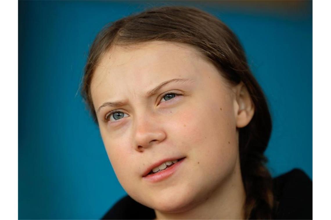 Greta Thunberg, Klimaaktivistin und Schülerin aus Schweden. Foto: Kirsty Wigglesworth/AP/dpa