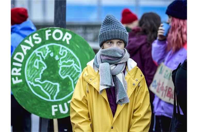 Greta Thunberg, Klimaaktivistin und Schülerin aus Schweden. Foto: Pontus Lundahl/TT News Agency/AP/dpa