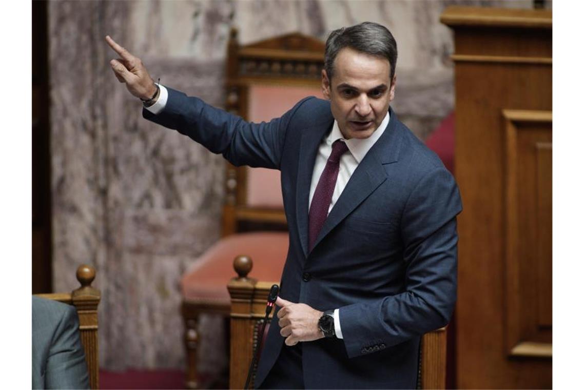Athen hebt Kapitalverkehrskontrollen vollständig auf Griechenlands Premierminister Kyriakos Mitsotakis hebt Kapitalverkehrskontrollen vollständig auf. Foto: Nick Paleologos/XinHua