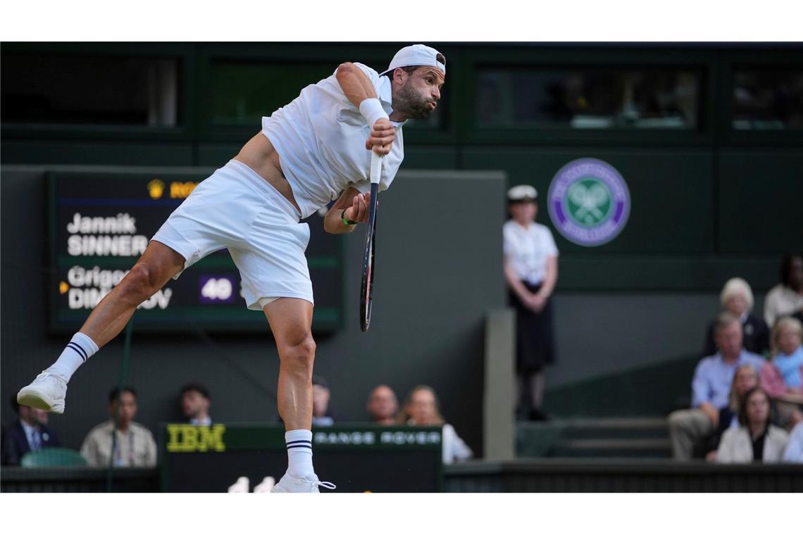 Verletzungsdrama: Sinner in Wimbledon nach Aufgabe weiter Grigor Dimitrow muss aufgeben.