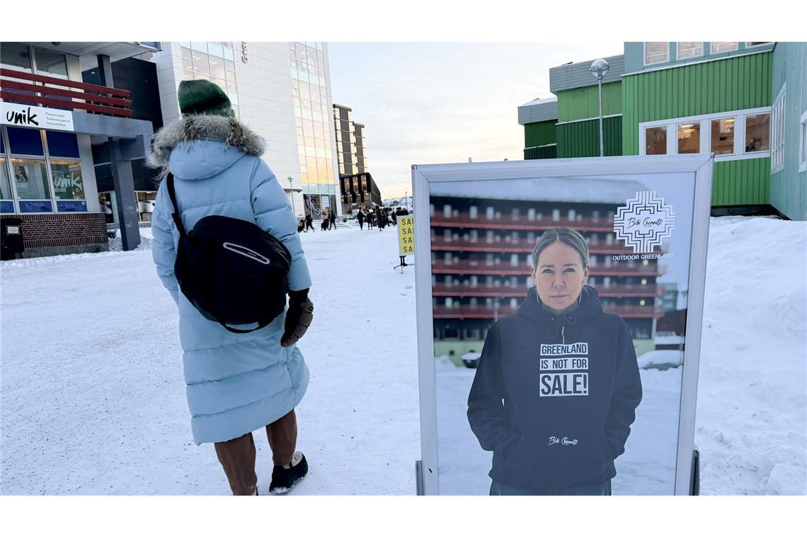 "Grönland steht nicht zum Verkauf" - das müsse jetzt nur noch Trump verstehen, sagen die Menschen in Nuuk.