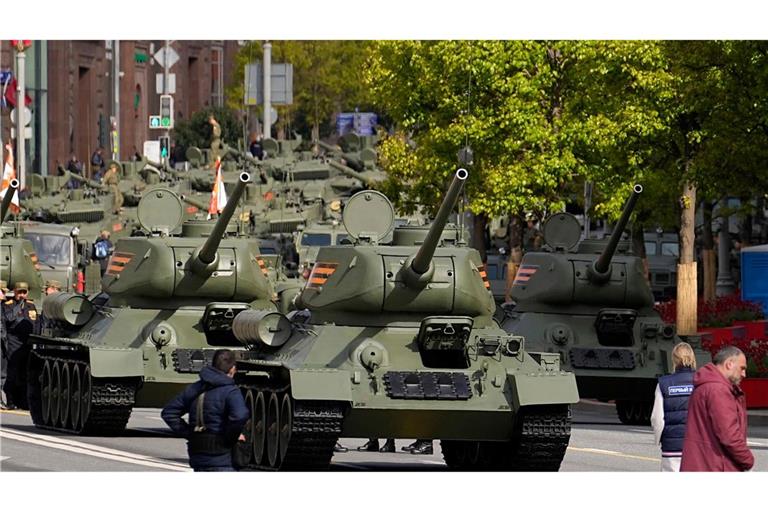 Große Militärparade in Moskau. (Archivbild)