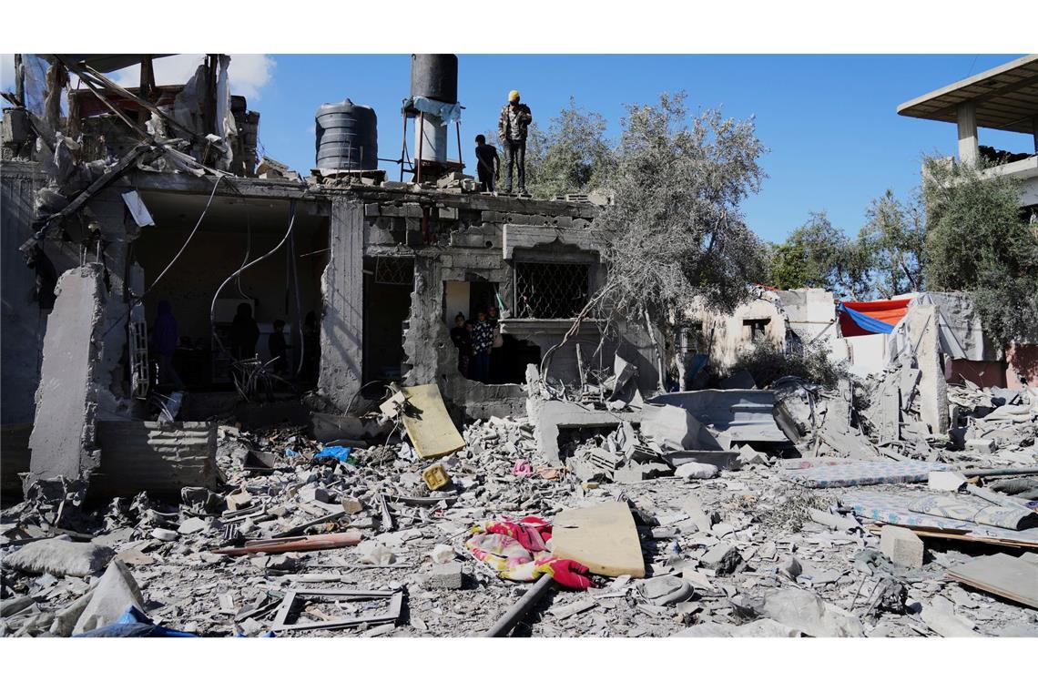 Große Teile des Gazastreifens sind zerstört.