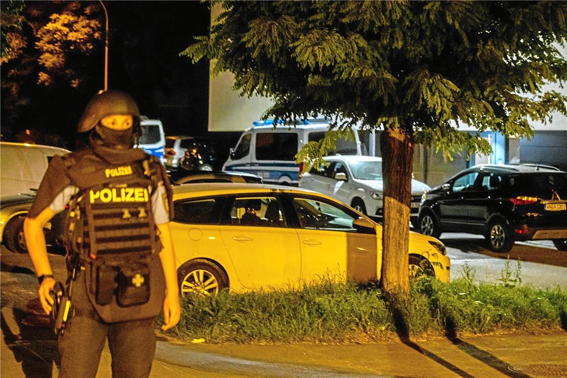 Großeinsatz der Polizei in Winnenden. Foto: 7aktuell.de/Simon Adomat