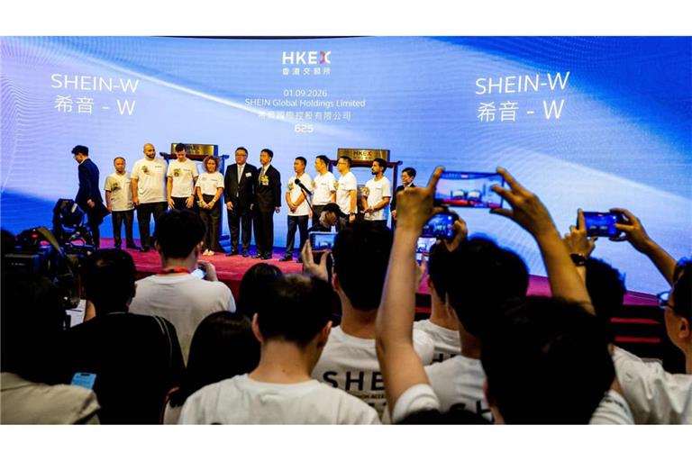 Großer Auftritt zum Börsengang von Shein in Hongkong:&nbsp; Der chinesische Billigmode-Hersteller hat einen kometenhaften Aufstieg hinter sich. Doch der ist ins Stocken geraten.