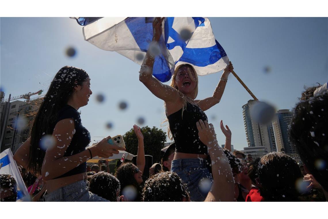 Großer Jubel in Israel.