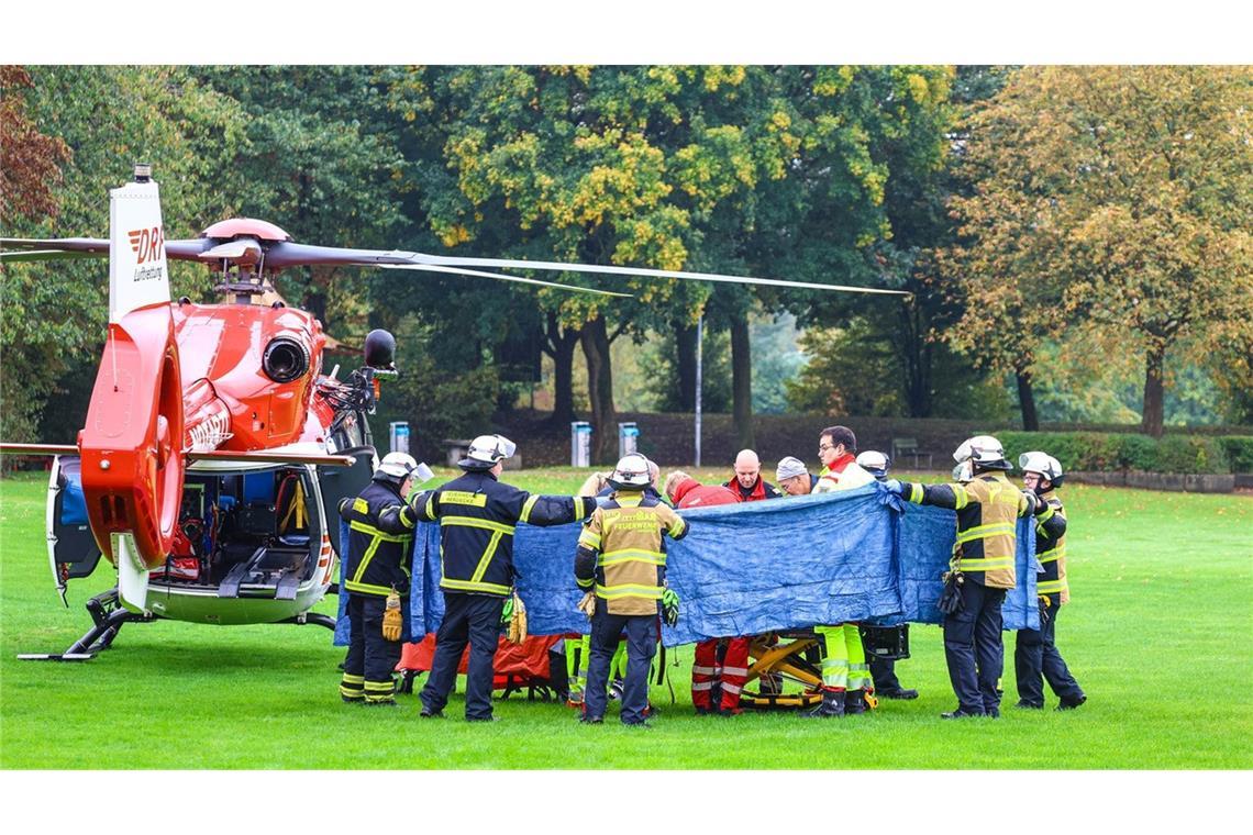 Großer Polizei- und Rettungseinsatz
