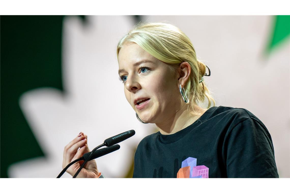 Junge Union sieht in Grüner Jugend einen Fall für den Verfassungsschutz Grüne-Jugend-Chefin Jette Nietzard