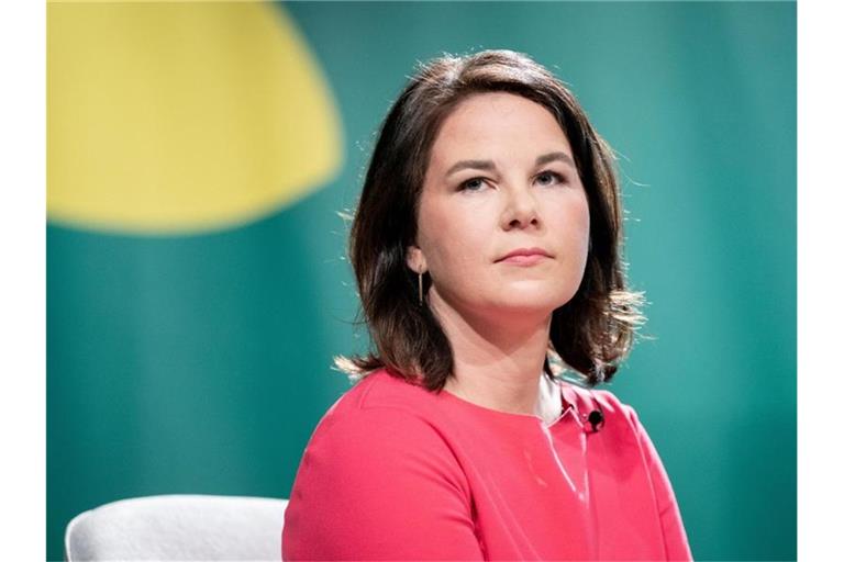 Grünen-Chefin Annalena Baerbock hält „diese Orientierung an diesem Zwei-Prozent-Ziel für eine völlig absurde Debatte“. Foto: Kay Nietfeld/dpa