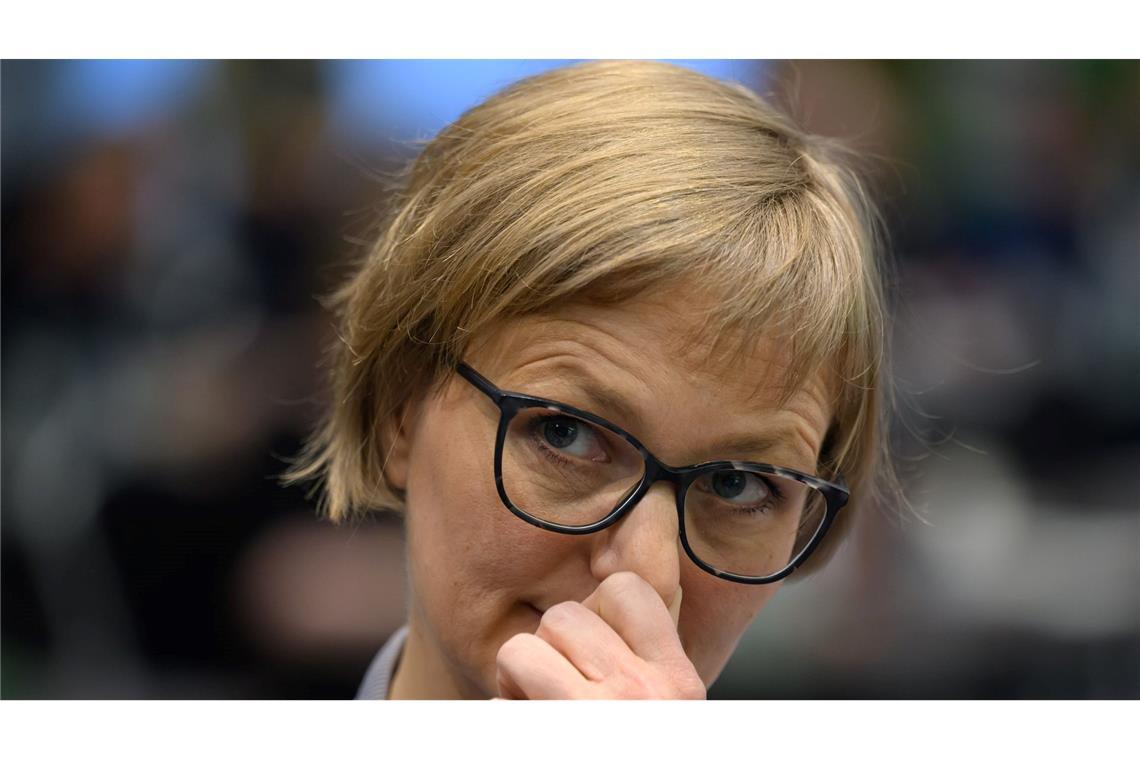 Grünen-Chefin Franziska Brantner kritisiert das Vorgehen in der Debatte über eine Rentenreform. (Archivbild)