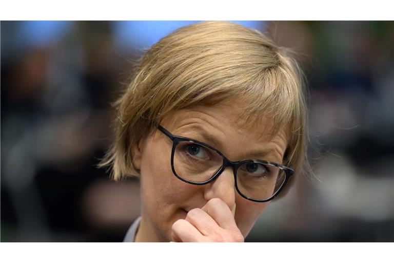 Grünen-Chefin Franziska Brantner kritisiert das Vorgehen in der Debatte über eine Rentenreform. (Archivbild)