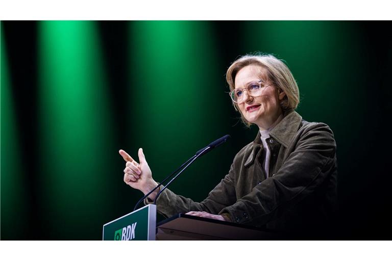 Grünen-Chefin Franziska Brantner spricht sich für mehr Unterstützung aus Deutschland für die Ukraine aus. (Archivbild)