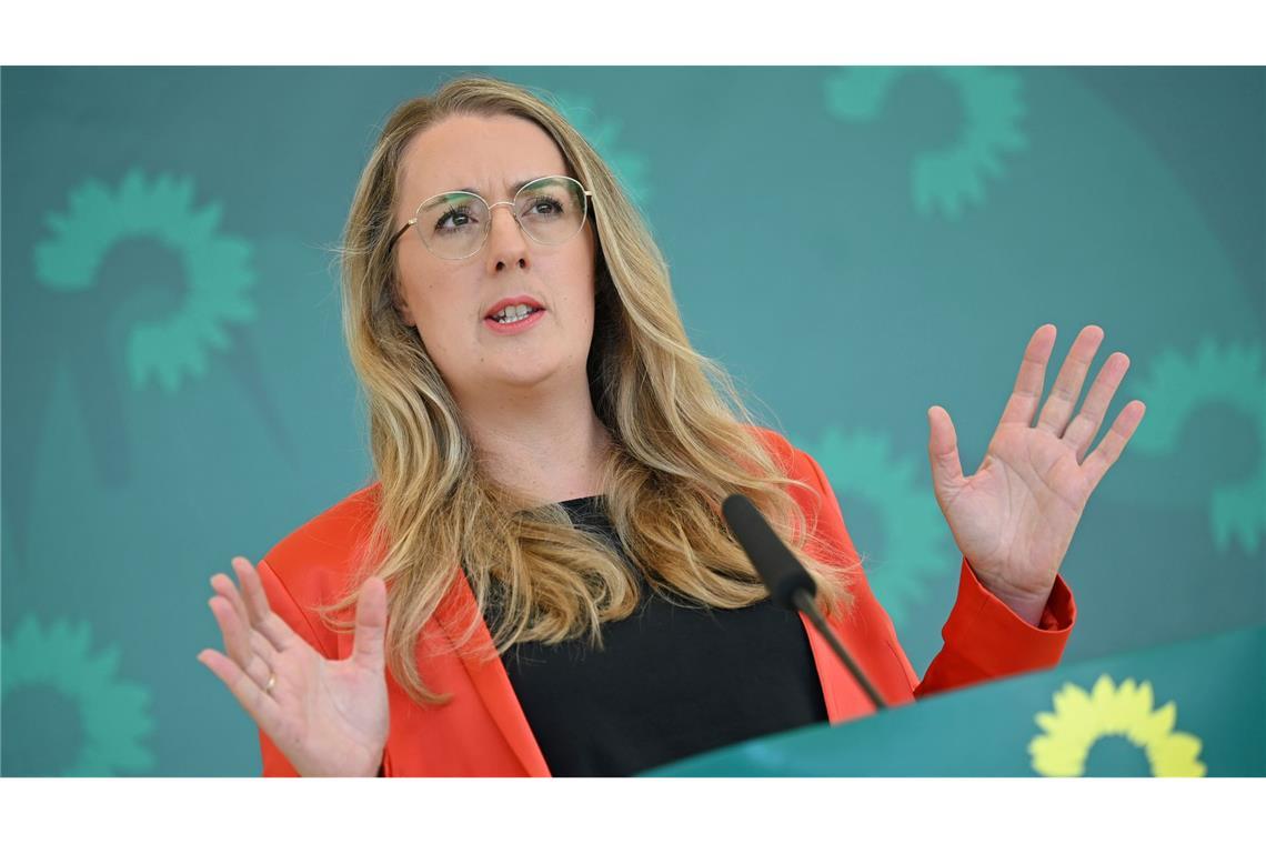 Grünen-Fraktionschefin Katharina Dröge wünscht sich in Sachen Erbschafts- und Schenkungssteuer eine "Aussage der CDU und von Jens Spahn, ob jetzt konkret gehandelt werden sollte". (Archivbild)