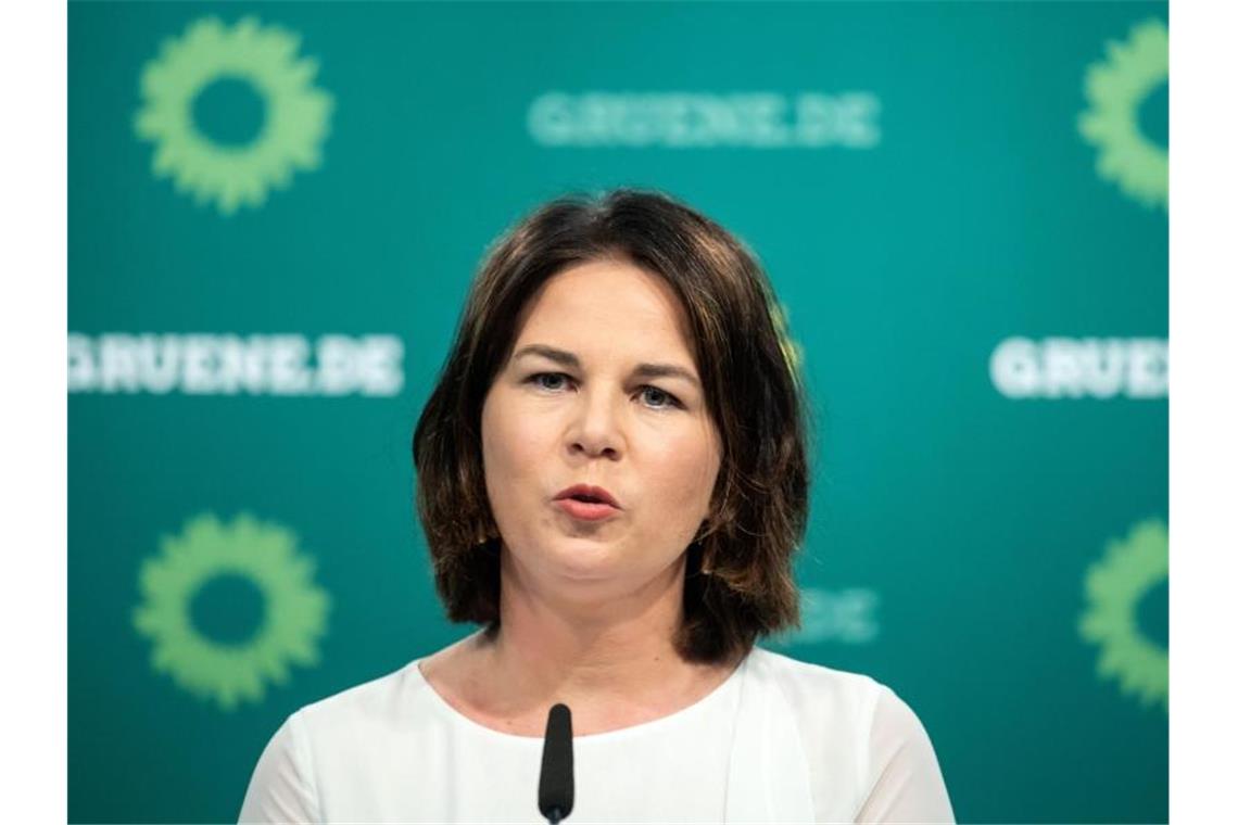 Grünen-Kanzlerkandidatin Annalena Baerbock wird vorgeworfen, in ihrem Buch aus anderen Medien abgeschrieben zu haben. Foto: Bernd von Jutrczenka/dpa