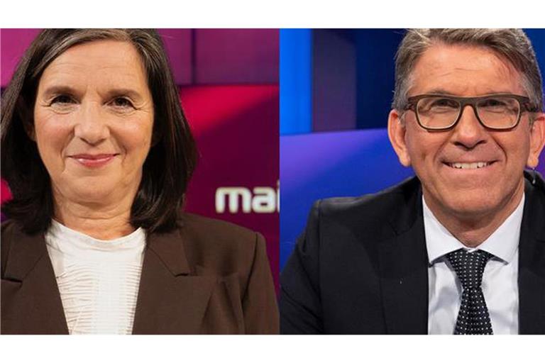 Grünen-Politikerin Katrin Göring-Eckardt und Wolfram Weimer lieferten sich einen Schlagabtausch in der ARD-Talkrunde von Sandra Maischberger.