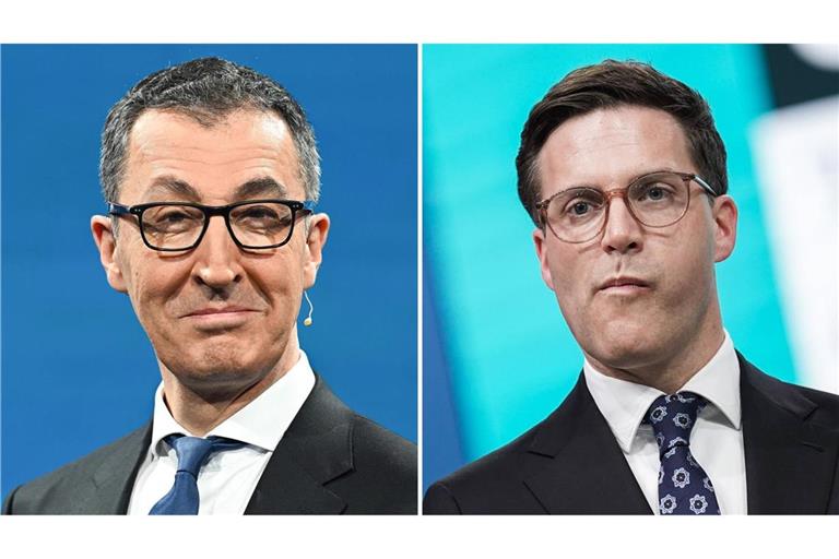 Grünen-Spitzenkandidat Cem Özdemir liefert sich nun ein Kopf-an-Kopf-Rennen mit CDU-Spitzenkandidat Manuel Hagel.