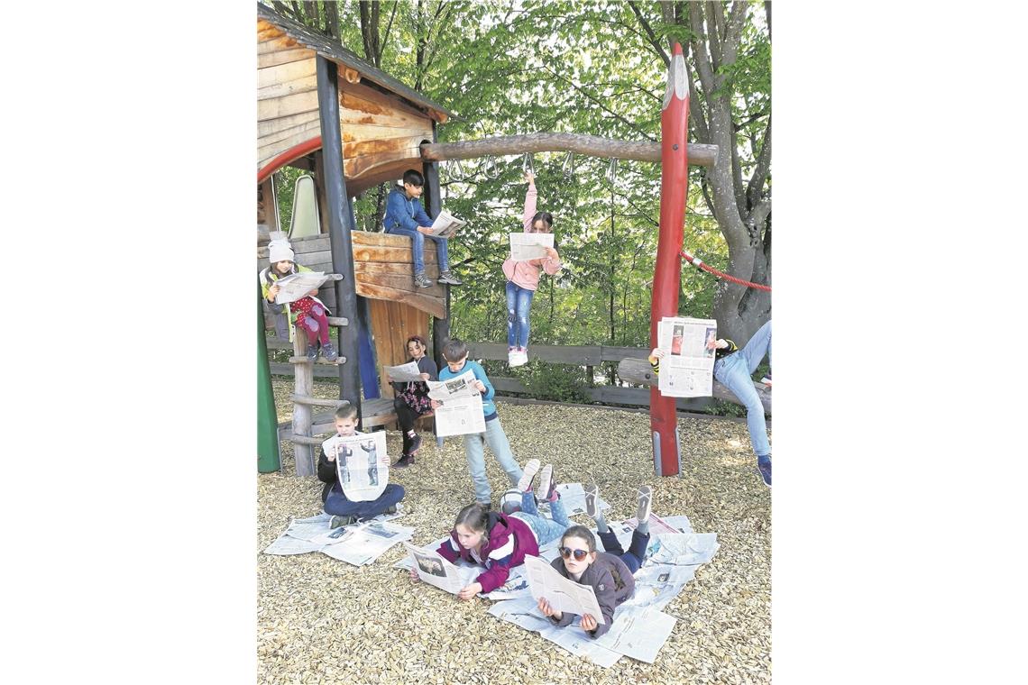 Tolle Ideen beim Fotowettbewerb umgesetzt Grundschule Kleinaspach, Klasse 3.