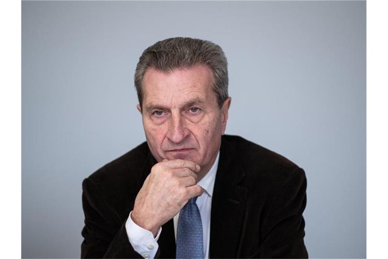 Günther Oettinger (CDU), ehemaliger EU-Kommissar und ehemaliger Ministerpräsident. Foto: Sebastian Gollnow/dpa/Archivbild