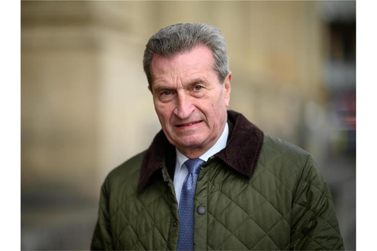 Günther Oettinger (CDU), ehemaliger EU-Kommissar und ehemaliger Ministerpräsident Baden-Württembergs. Foto: Sebastian Gollnow/dpa