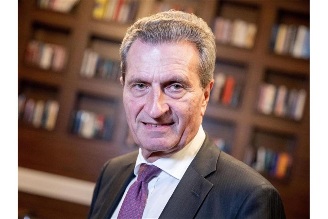 Günther Oettinger. Foto: Kay Nietfeld/Archivbild