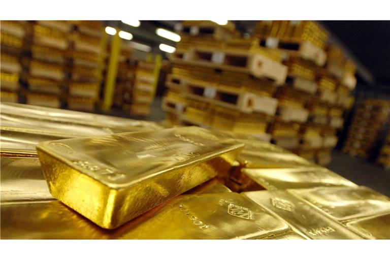 Gut  ein Drittel ihrer gesamten Goldreserven verwahrt die Bundesbank bei der Federal Reserve Bank of New York auf.