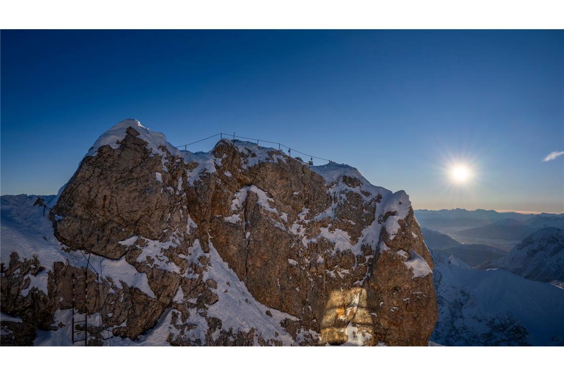 Gut zwei Wochen lang war der Gipfel nackt.