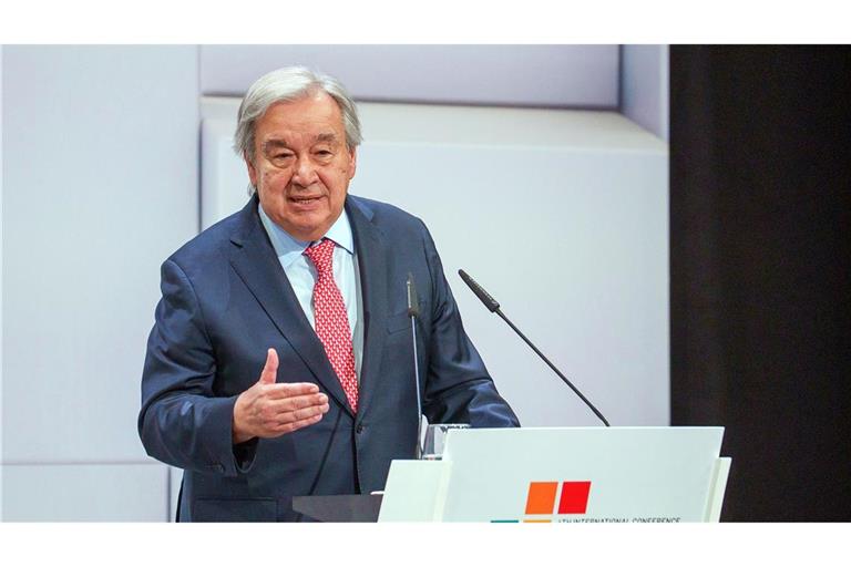 Guterres spricht sich für eine bedingungslose und sofortige Waffenruhe in der Ukraine aus.
