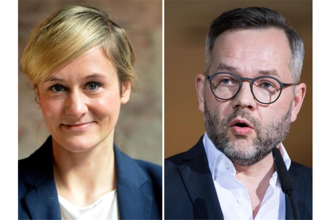 Bewerber-Duo für SPD-Vorsitz erfüllt Kriterien noch nicht Haben als erstes Duo ihre Kandidatur für den SPD-Vorsitz angekündigt: Christina Kampmann und Michael Roth. Foto: Skolimowska/von Jutrczenka
