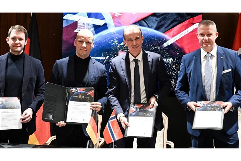 Haben ehrgeizige Pläne im All: Die Chefs von Helsing und Kongsberg.