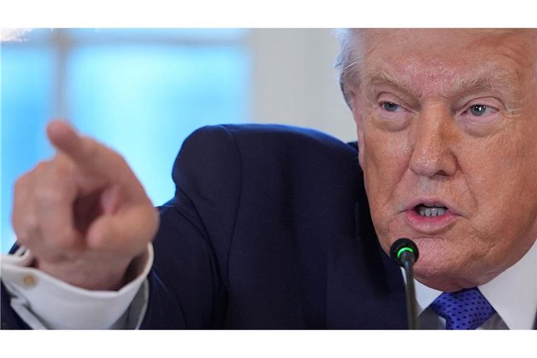 Hält an seinem Gebietsanspruch auf Grönland fest - US-Präsident Donald Trump.