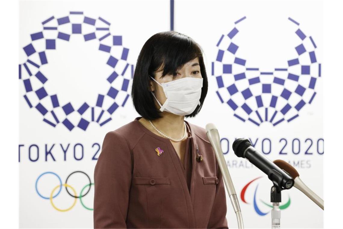 Tokio-Spiele: „Fackel der Hoffnung“ oder „nicht normal“ Hält eine nochmalige Verschiebung der Sommerspiele in Tokio für schwierig: Tamayo Marukawa, Japans Olympia-Ministerin. Foto: Kyodo/dpa