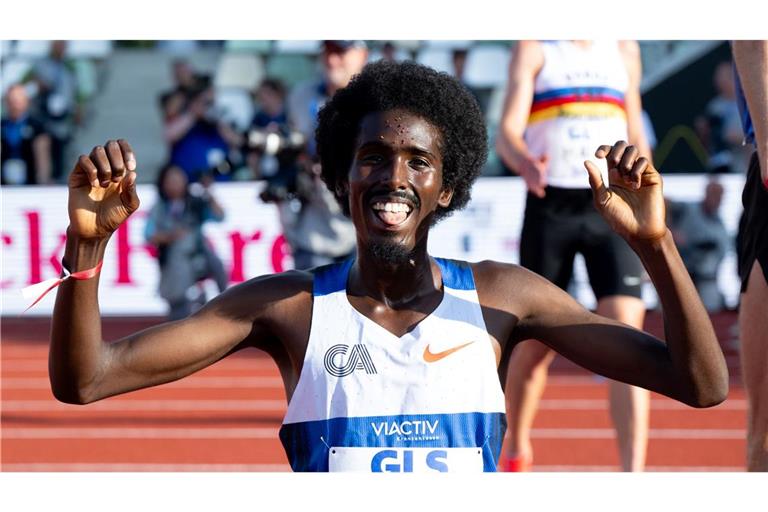 Hält nun auch den deutschen Rekord über 3.000 Meter: Mohamed Abdilaahi. (Archivbild)