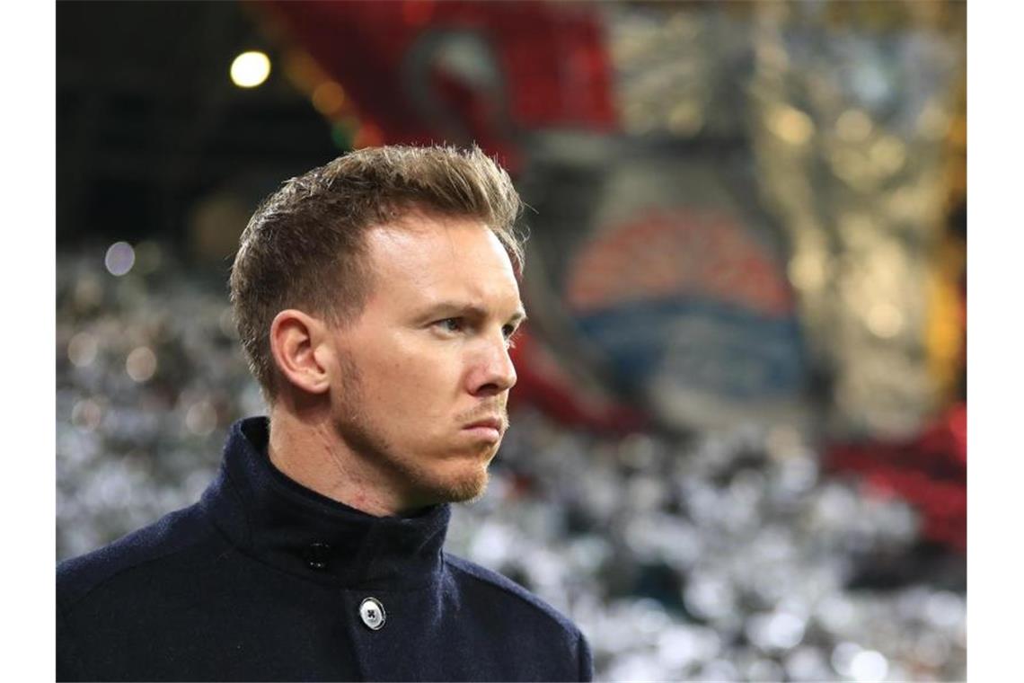 Schreuder und die Bewältigung des Nagelsmann-Erbes Hält seinen Hoffenheimer Kollegen Alfred Schreuder für einen „Hardliner“: Leipzigs Trainer Julian Nagelsmann. Foto: Jan Woitas/dpa