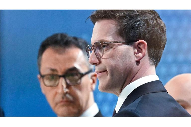 Hagel (rechts) oder Özdemir? Unsere Karte zeigt, wo die Grenzen innerhalb Baden-Württembergs verlaufen.