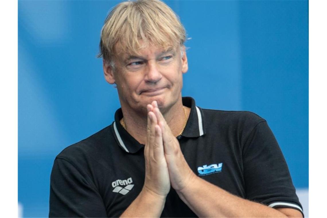 Hagen Stamm ist der Trainer der deutschen Wasserballer. Foto: Bernd Thissen/dpa