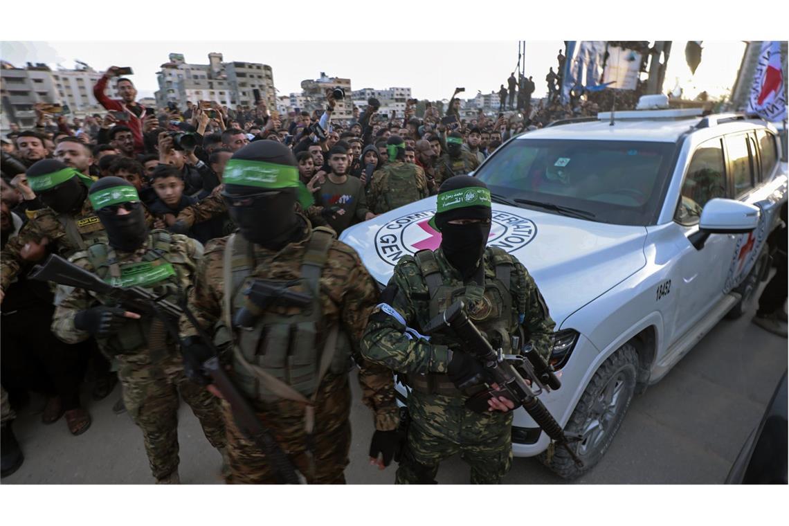 Hamas verbreitet Propagandavideo über Geisel-Freilassung