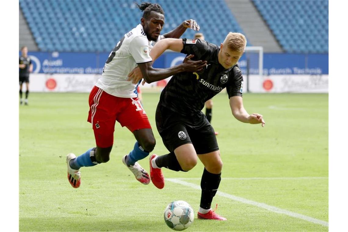 Sandhausen sorgt für weiteres Zweitliga-Jahr des HSV