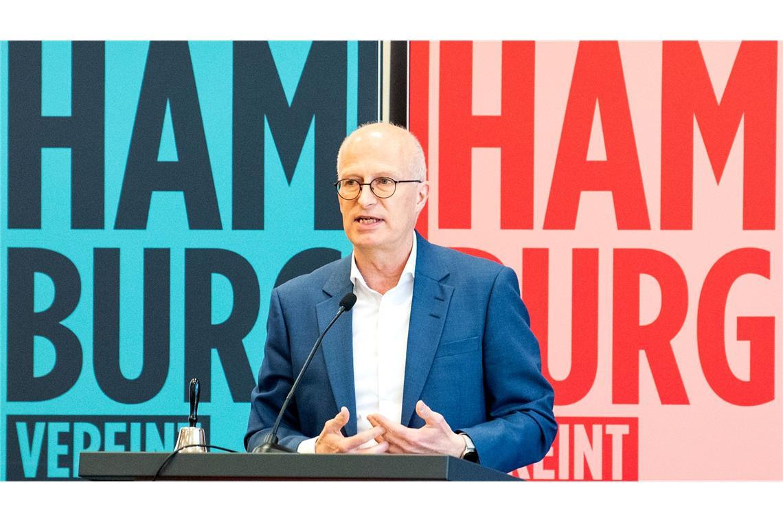 Hamburgs SPD stimmt Koalitionsvertrag mit Grünen zu Hamburgs Bürgermeister hatte vor der Zustimmung des Landesparteitags für den neuen Koalitionsvertrag mit den Grünen geworben.