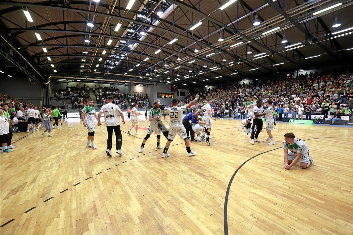 Handball, HC Oppenweiler/Backnang, Rückspiel beim HC Eintracht Hildesheim und Ju...