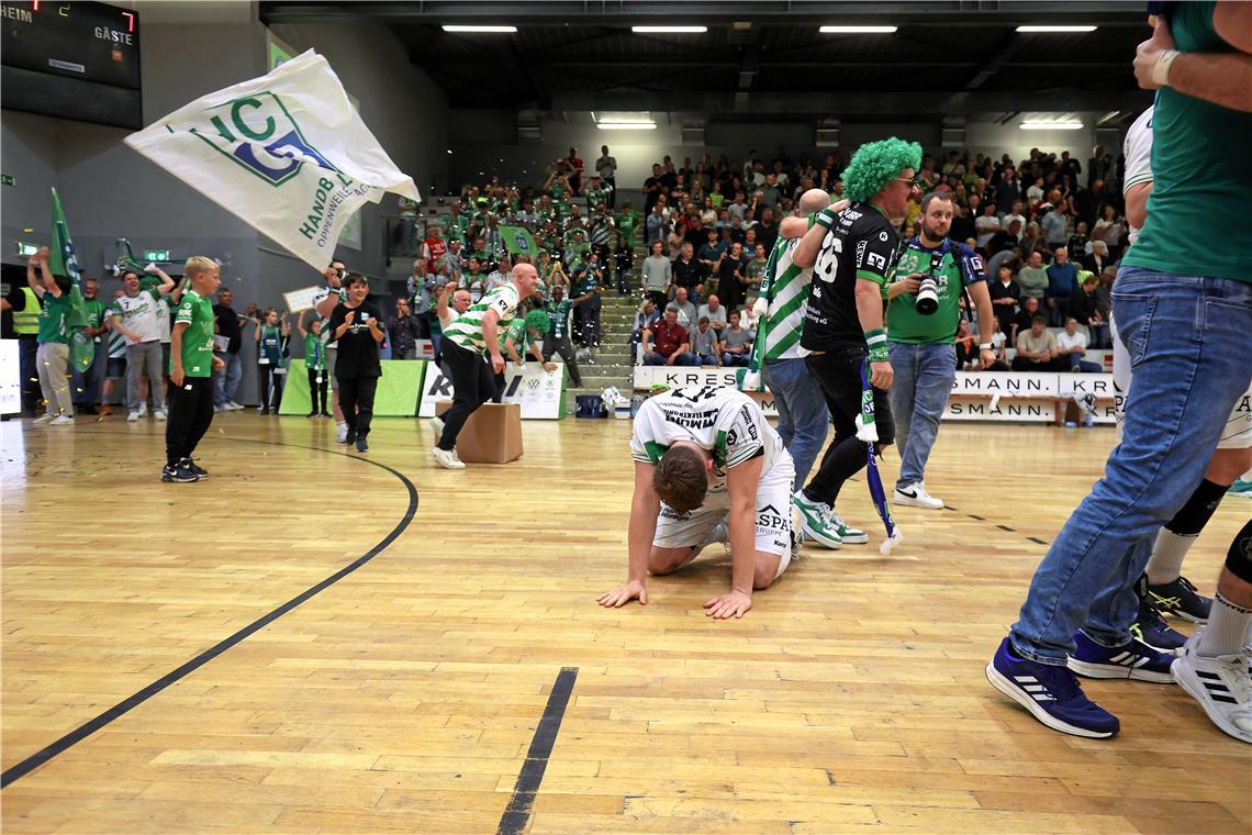 Handball, HC Oppenweiler/Backnang, Rückspiel beim HC Eintracht Hildesheim und Ju...
