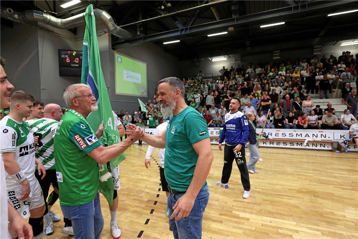 Handball, HC Oppenweiler/Backnang, Rückspiel beim HC Eintracht Hildesheim und Ju...