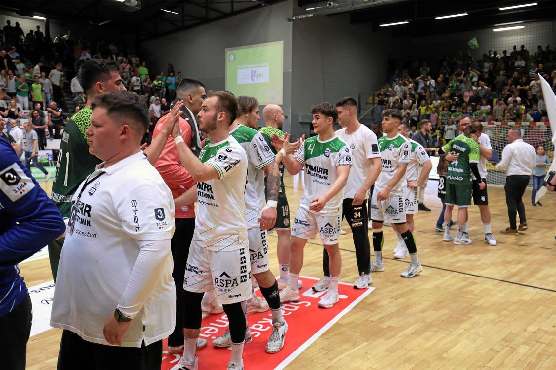 Handball, HC Oppenweiler/Backnang, Rückspiel beim HC Eintracht Hildesheim und Ju...