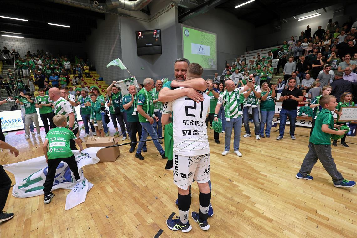 Handball, HC Oppenweiler/Backnang, Rückspiel beim HC Eintracht Hildesheim und Ju...